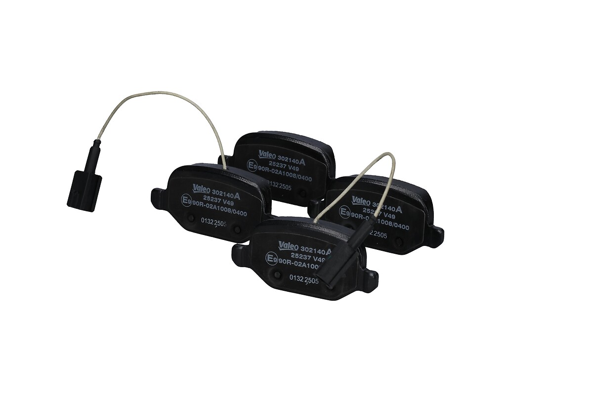 Jeu de 4 plaquettes de frein VALEO ref. 302140A